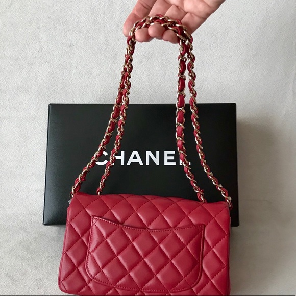 SOLD Chanel Lambskin Rectangular Mini Flap Bag - Picture 3 of 8